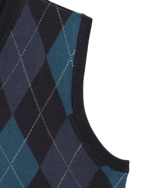 「Pitta Re:)」 ニットベスト LL ネイビー メンズ_画像8