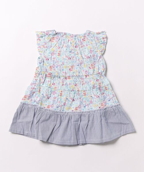 ワンピース ひょっこりアップリケワンピース キッズ 子供服 女の子の画像