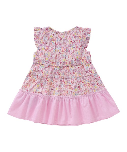 ワンピース ひょっこりアップリケワンピース キッズ 子供服 女の子の画像