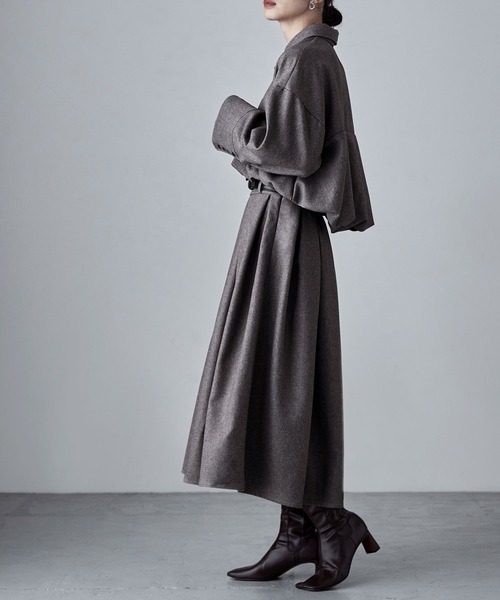 「etoll.」 フレアスカート FREE ブラック レディース_画像7