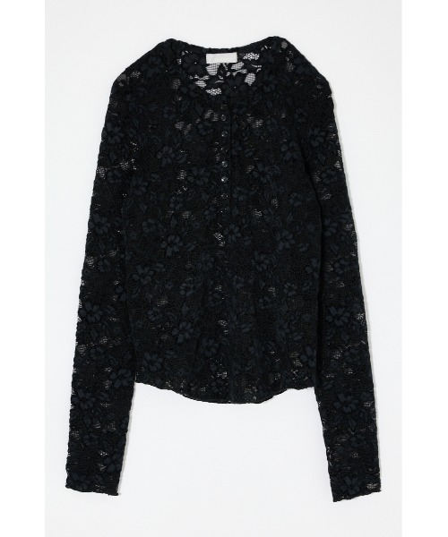MOUSSY（マウジー） ヘンリーネック tシャツ 「26年SS新作」LACE HENRY