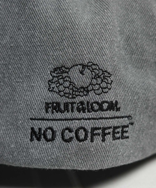 NO COFFEE Mサイズグレー NO COFFEE（ノーコーヒー） キャップ 帽子 メンズ /FRUIT OF THE LOOM