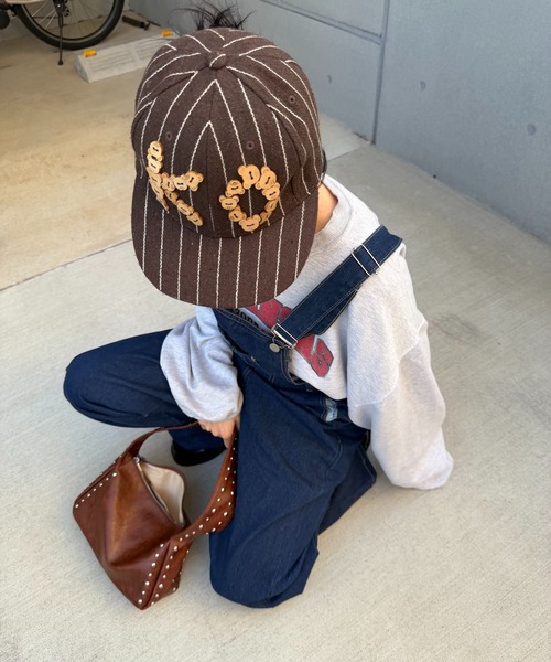 lanan（ラナン） サロペット オーバーオール リラックスワイドデニム