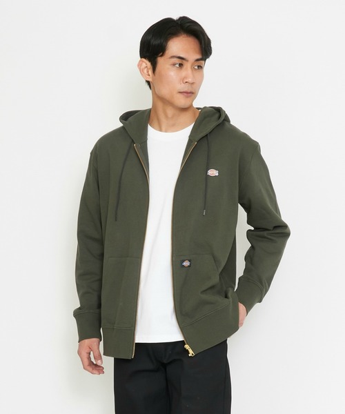 Dickies（ディッキーズ） パーカー ワッペンジップアップパーカー