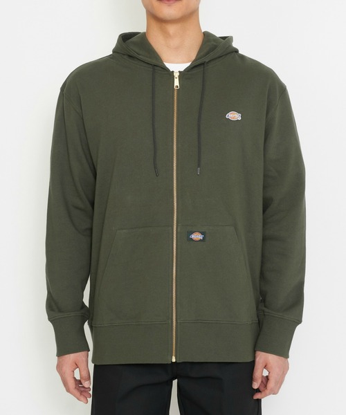 Dickies（ディッキーズ） パーカー ワッペンジップアップパーカー