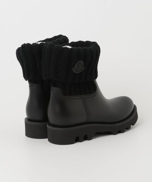 MONCLER（モンクレール） GINETTE レイン ショートブーツ 37 ブラック