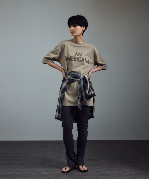 AMERICANA（アメリカーナ） 半袖Tシャツ FREE ベージュ系その他2