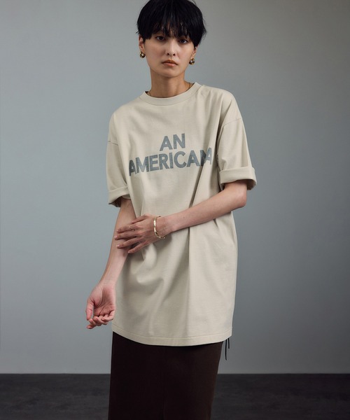 AMERICANA（アメリカーナ） 半袖Tシャツ FREE ベージュ系その他2