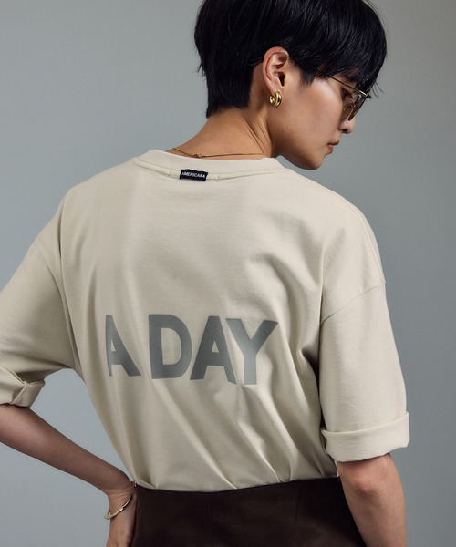 AMERICANA（アメリカーナ） 半袖Tシャツ FREE ベージュ系その他2