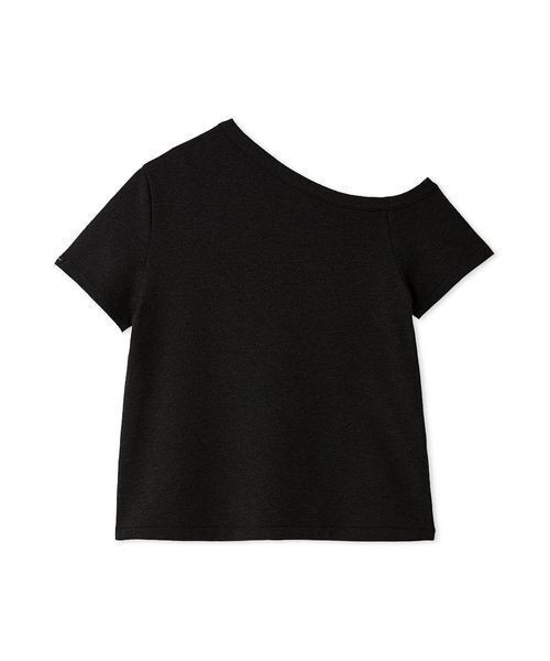 Mila Owen（ミラオーウェン） tシャツ 半袖 アシンメトリーネックT 