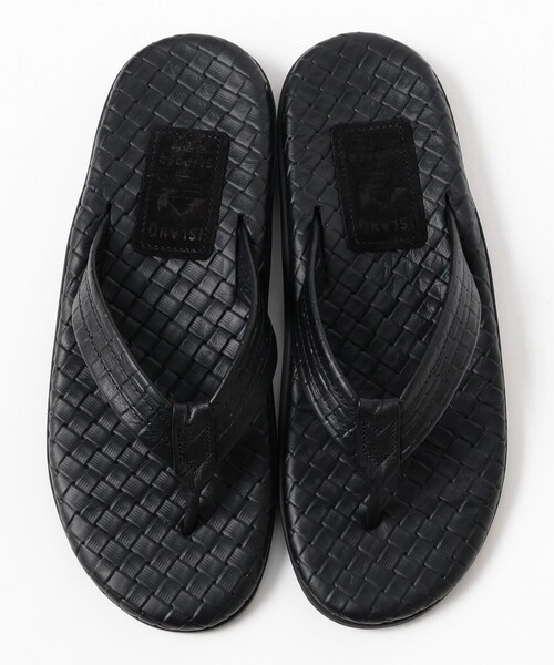 新品 限定 アイランドスリッパ 9 27 アローズ 別注 レザー サンダル ISLAND SLIPPER（アイランドスリッパ） サンダル 「別注」ISLAND