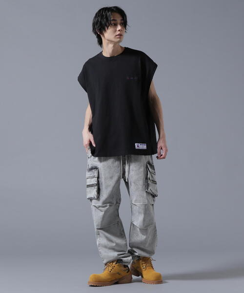 「DANKE SCHON」 デニムパンツ M グレー レディース_画像7