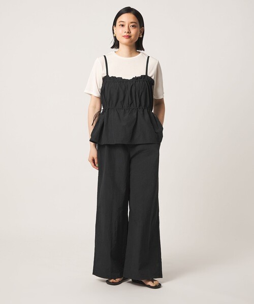 ⭐️夏セール【新品未使用】VIVIANO サロペット A DAY IN THE LIFE ワンピース 夏 ナイロン ドロスト サロペット