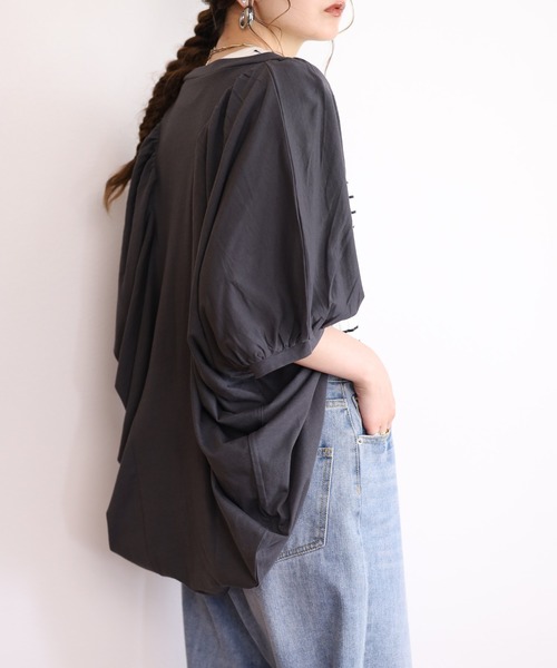 atONE（アットワン） カーディガン 夏 半袖 ドルマンボレロ半袖カット 