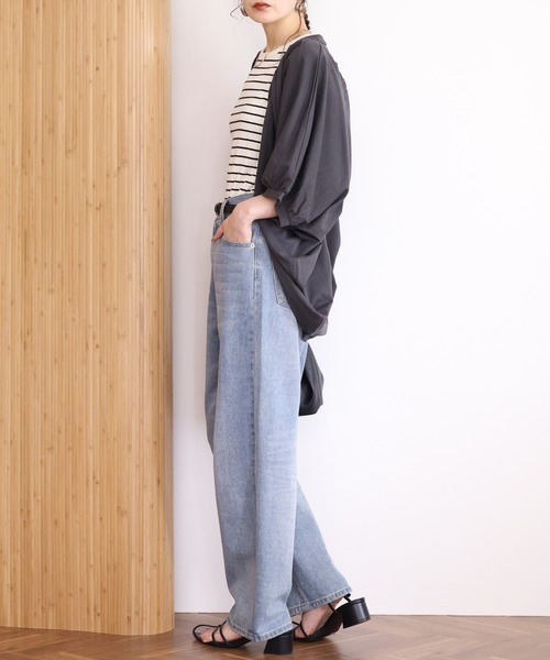 atONE（アットワン） カーディガン 夏 半袖 ドルマンボレロ半袖カット