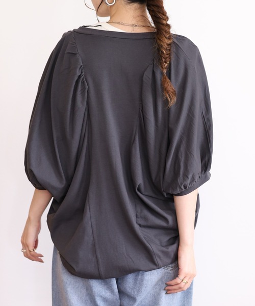 atONE（アットワン） カーディガン 夏 半袖 ドルマンボレロ半袖カット