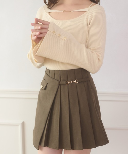 「Ambre Neige」 キュロット FREE チャコールグレー レディース_画像4