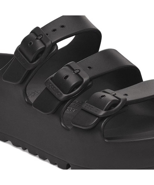 「BIRKENSTOCK」 フラットサンダル 37 ブラック レディース_画像3