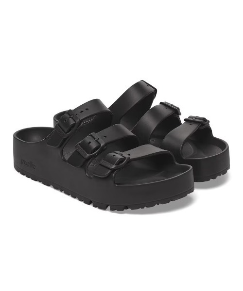 「BIRKENSTOCK」 フラットサンダル 37 ブラック レディース_画像4