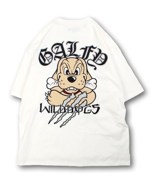 「GALFY」 半袖Tシャツ L ホワイト メンズ_画像3