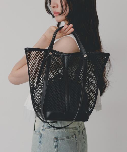 SENSE OF PLACE by URBAN RESEARCH トートバッグ 2WAYハンドルメッシュ