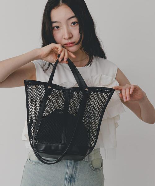 SENSE OF PLACE by URBAN RESEARCH トートバッグ 2WAYハンドルメッシュ