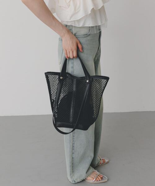 SENSE OF PLACE by URBAN RESEARCH トートバッグ 2WAYハンドルメッシュ