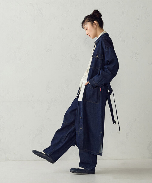 ワンピース ベルト付き デニムワンピース : ZOZOTOWN Yahoo!店 - 通販