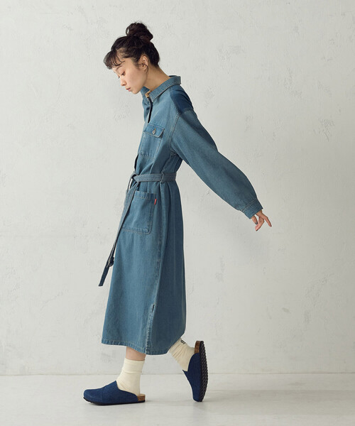 ワンピース ベルト付き デニムワンピース : ZOZOTOWN Yahoo!店 - 通販