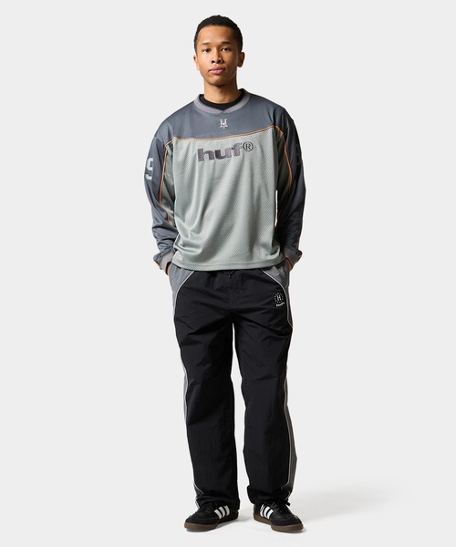 「HUF」 長袖Tシャツ X-LARGE ネイビー メンズ_画像3