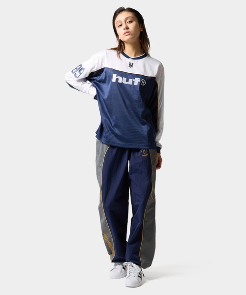 「HUF」 長袖Tシャツ X-LARGE ネイビー メンズ_画像6