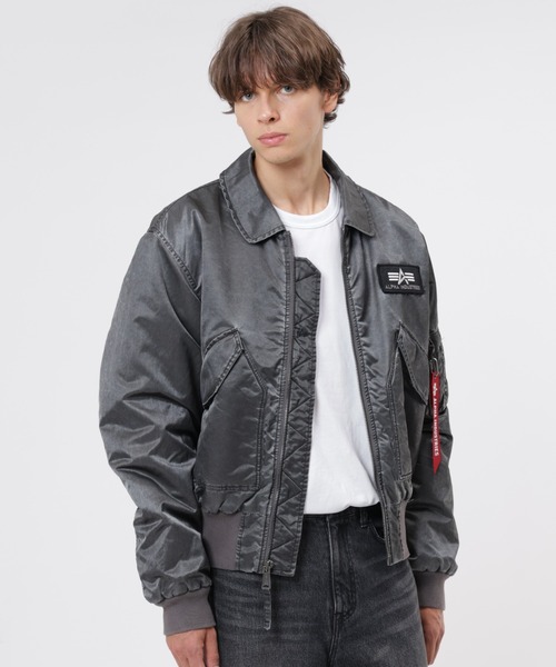 アルファインダストリー　CWU-45P フライトジャケット　オールレザー Alpha Industries（アルファ・インダストリーズ） ブルゾン アウター