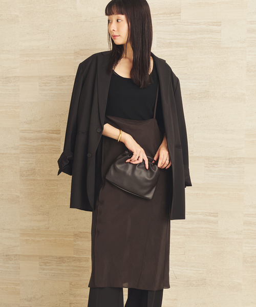 plage（プラージュ） ワンピース Sheer cupro cami ワンピース