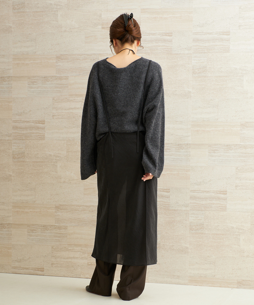 plage（プラージュ） ワンピース Sheer cupro cami ワンピース
