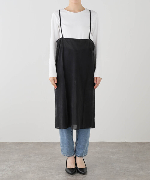 plage（プラージュ） ワンピース Sheer cupro cami ワンピース