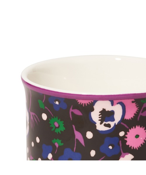 Francfranc 食器 ANNA SUI フタ付きマグ フラワー ピンク Francfranc 食器 ANNA SUI フタ付きマグ フラワー ピンク