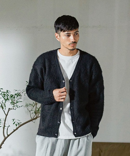 カーディガン CAL O LINE MOHAIR CARDIGAN 