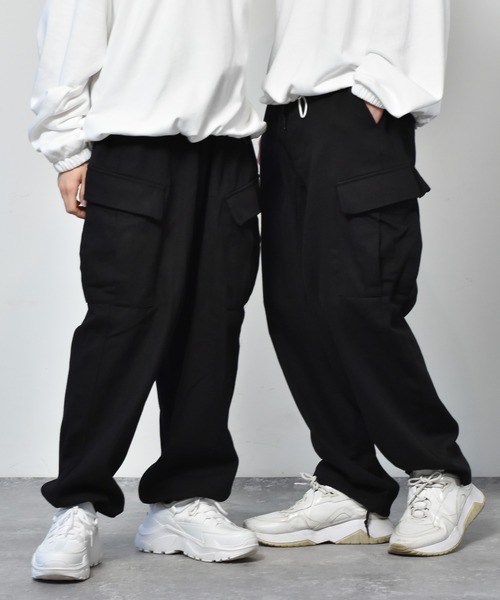 カジュアルセットアップ M〜3XL フーディ カーゴパンツ Starting Over カーゴパンツ ツイル 6POCKET ワイドカーゴパンツ