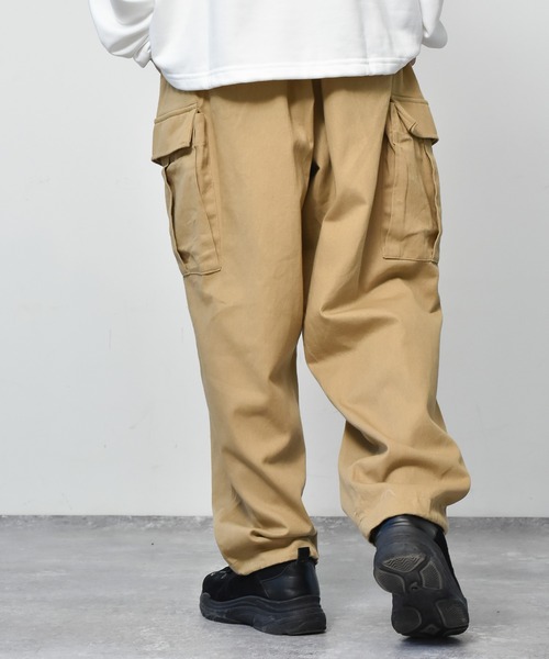 Starting Over カーゴパンツ ツイル 6POCKET ワイドカーゴパンツ