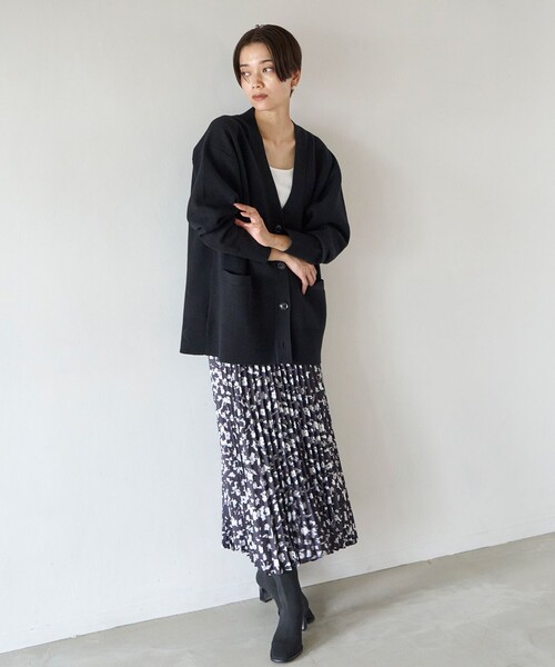 UNFILOプリーツスカート M 黒 UNFILO スカート プリーツスカート : ZOZOTOWN Yahoo!店 - 通販