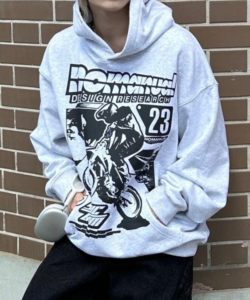 NOMANUAL パーカー 「NOMANUAL」NM AUTO HOODIE メンズ