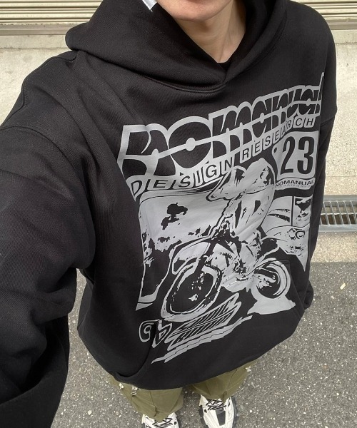 NOMANUAL パーカー 「NOMANUAL」NM AUTO HOODIE メンズ
