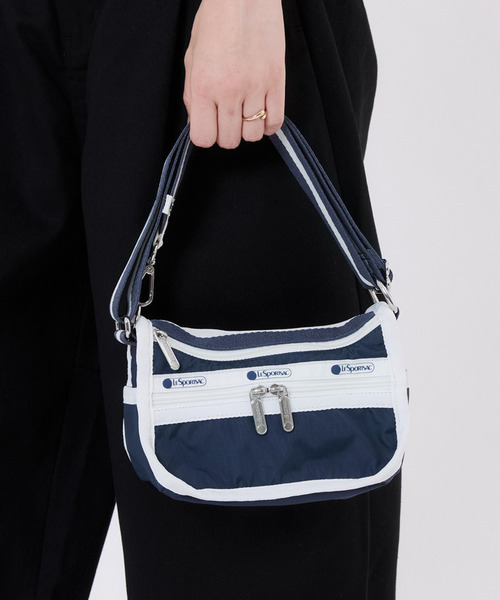 ちょこたLeSportsac ショルダーバッグ ネイビー ホワイト LeSportsac（レスポートサック） ショルダーストラップ ショルダー