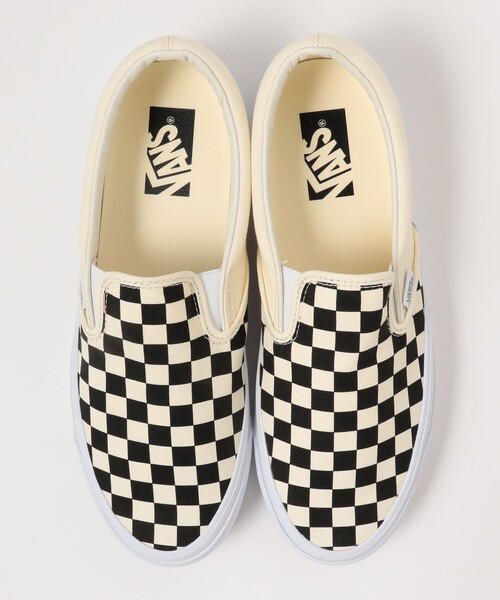 国内配送 VANS SLIP-ON REISSUE 98 LX CHECKER BLACK /OFF WHITE Vans LX Slip-On Reissue 98 Checkerboard Black/ Off White