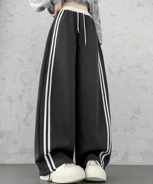 mushwear（マッシュウェア） ワイドパンツ スウェットパンツ ジャージ