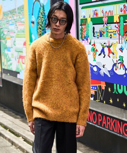FREAK'S STORE 「FREAK'S STORE」 長袖ニット SMALL ベージュ