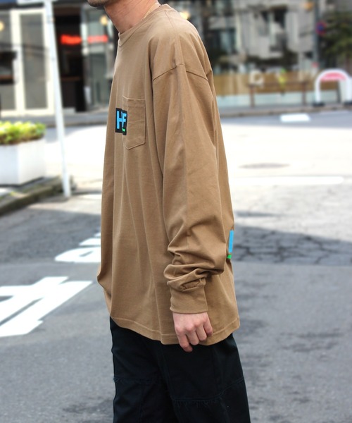 HUF（ハフ） tシャツ BUSY L/S POCKET TEE ロングスリーブTシャツ