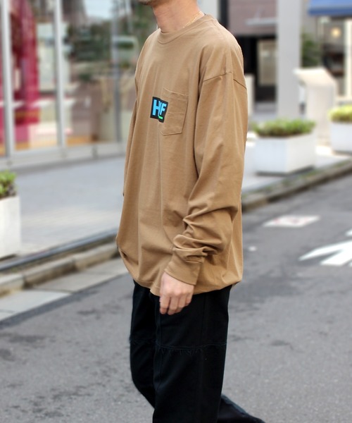 HUF tシャツ 「HUF」ハフ BUSY L/S POCKET TEE ロングスリーブT