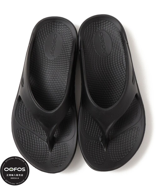 Oofos ブラック トングサンダル 28㎝ 楽天市場】ウーフォス OOFOS トングサンダル リカバリーサンダル