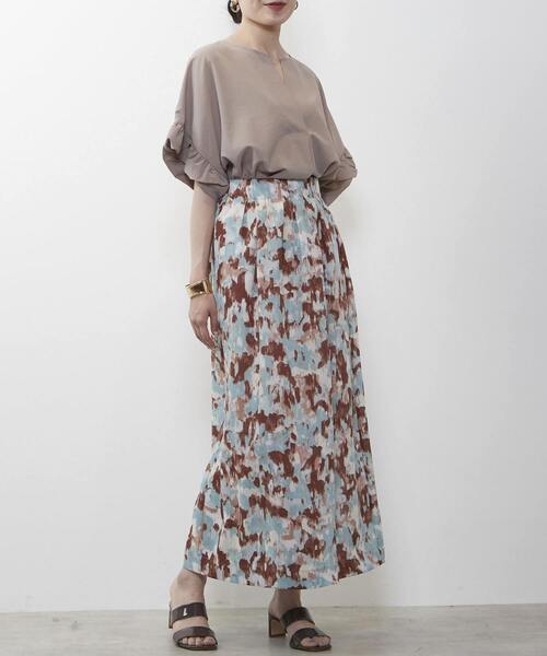 Liesse スカート カラーペイントスカート : ZOZOTOWN Yahoo!店